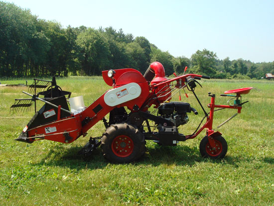 Try the Boaz Mini-Combine for Small-Scale Grain Processing