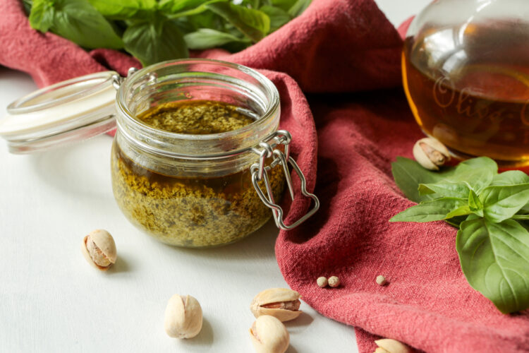 Pesto Recipe No Cheese with Fermented Garlic