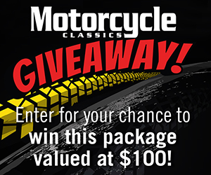 Motorcycle Classics Giveaway